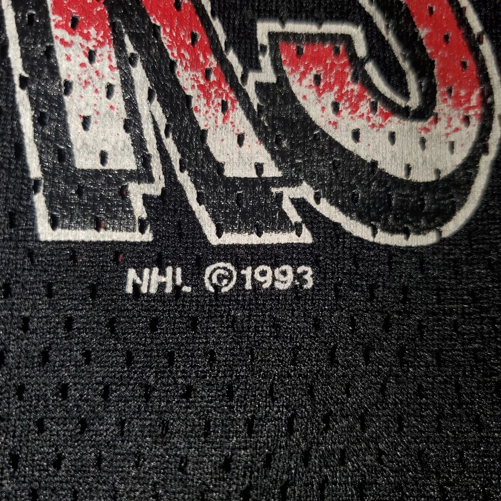 Vintage Chicago Blackhawks CCM Maska Mesh Fashion Jersey - Picture 6 of 9